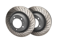 Rotore disco freno SET OF 2, posteriore. Porsche 991 3.4L (codice OE 99135240100 /99135240200) - 99135240100, 99135240200, 205861C, 205860C