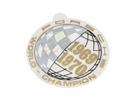 World Champion 1969 / 1970 Window Sticker - 91170110321 World Champion 1969 / 1970 Window Sticker - 91170110321