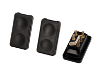 Kit de commutateur de lève-vitre électrique noir. Porsche 924 / 944 - 47795962201C