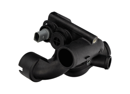 Thermostaathuis compleet. Porsche 955 Cayenne 3,2ltr - 95510611100 - URO-017854