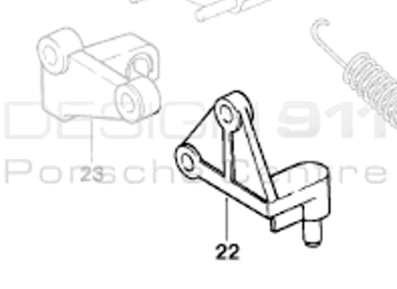Kupplungslagerhalterung. Porsche 930 Turbo - 93011661106 Kupplungslagerhalterung. Porsche 930 Turbo - 93011661106