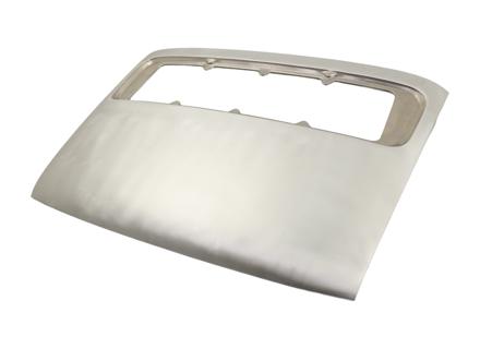 Tapa trasera del motor, aluminio. Porsche 911 1969-73 - 91151201000 - 911.512.010.00.ALU, 512 010 00 03