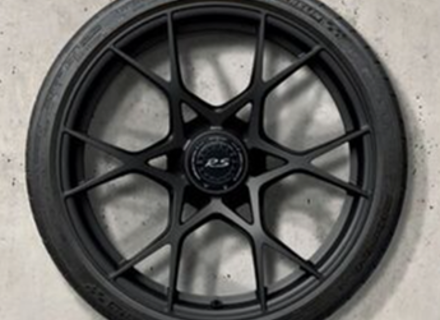 Jeu de jantes en aluminium forgé 20" 718 Cayman GT4 RS, en noir. Porsche d'origine - 98204460305