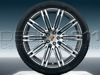 Cerchi in lega da 21' Macan 911 Turbo Design e pneumatici estivi Porsche originali - 95B04460220 Cerchi in lega da 21' Macan 911 Turbo Design e pneumatici estivi Porsche originali - 95B04460220