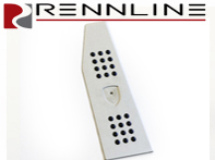 Rennline Dead Pedal with Porsche Dome Decal Crest Rubber Grip. Porsche 996/986/997/987/Cayman - P59D, P59, WAP10706614 Rennline Dead Pedal with Porsche Dome Decal Crest Rubber Grip. Porsche 996/986/997/987/Cayman - P59D, P59, WAP10706614