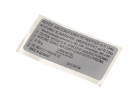 Autocollant de conversion climatisation R134a. Porsche 911 / 964 / 944 / 928 - 96470114102 - PAKK2