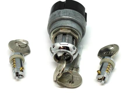 Set of locks for ignition and door. Porsche 356 B/C - PCG53165010