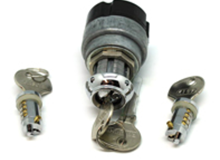 Set of locks for ignition and door. Porsche 356 B/C - PCG53165010