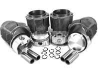 Biral cylinder and JE forged piston kit 86mm. Porsche 356A / 356B - 008 11 86B JE, 0081186BJE Biral cylinder and JE forged piston kit 86mm. Porsche 356A / 356B - 008 11 86B JE, 0081186BJE