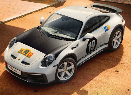 Juego de pegatinas decorativas "Rally 1971". Porsche 992 Dakar - 992044899