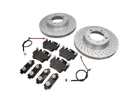FRONT Brake Pads and Brake Disc Package for Porsche Boxster 986 S
