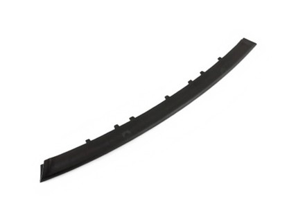 Front Bumper Upper Centre Disc Grille, Satin Black. Porsche 958 Cayenne 2010-17 - 958505973009B9, 958505973009B, 995850597300G2L