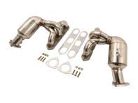 Collettore di scarico / collettore con 200 CELL CAT per Porsche Boxster 987 / Cayman DesignTek - 3606109874, 98711310407, 98711310408, 98711310410, 987113104AX, 98711310805, 987113108AX, 98711310605, 98711310606, 987113106AX, 98711310307, 98711310310, 987113103AX, 98711310705, 987113107AX, 98711310505, 98711310506, 987113105AX