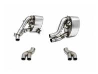 Sports Rear Exhaust Silencer Set for PSE Tailpipes. Porsche 997.2 - 99711131130, 99711131131, 99711131230, 99711131231, 99711199531, 99711199631, 99711151230, 99711151231, 99711151131, 99711151130 - CARP97DFIETFLAP
