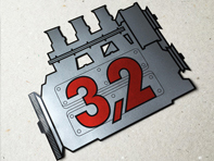 Rear Window 3.2L Engine Sticker for Porsche 911 - 91170110200 Rear Window 3.2L Engine Sticker for Porsche 911 - 91170110200