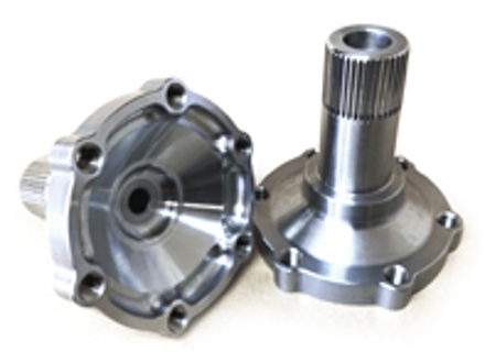 Billet steel driveshaft / axle flanges rear. Porsche 996 Turbo - 99633220950, 99633220950/1