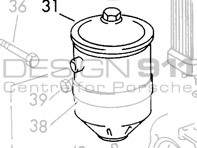Oil Filter With Housing. Porsche 356 / 912 - 54607800 Oil Filter With Housing. Porsche 356 / 912 - 54607800
