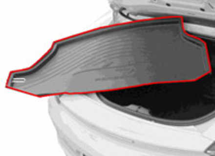 Gepäckraumeinlage hinten. Porsche 981 Boxster - 98104400013