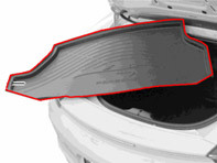 Doublure de coffre à bagages, arrière. Porsche 981 Boxster - 98104400013 Doublure de coffre à bagages, arrière. Porsche 981 Boxster - 98104400013