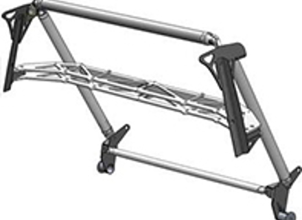 Système de support Brey Krause B-Pillar et Truss. Porsche 911 74-88 Coupé - R1926, R-1926