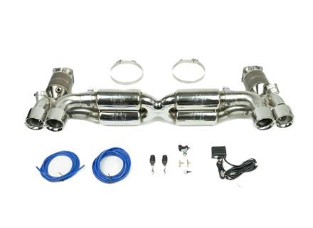 Fabspeed STREET Valved Supersport X-Pipe Exhaust System. Porsche 997.2 Turbo / Turbo S (2010-2012) - 99711102730, 99711102731, 99711102732 - FS.POR.9972T.SSSXVP, FS.POR.9972T.SSSXVB