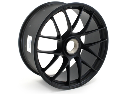 Rear 20-inch 911 Turbo Sport III Alloy wheel, in Black Matt. Porsche 991.2 - 99136277101JE1, 99136277101
