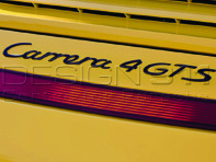 'CARRERA 4 GTS' Rear Badge, BLACK. Porsche 997.2 - 99755903707 'CARRERA 4 GTS' Rear Badge, BLACK. Porsche 997.2 - 99755903707