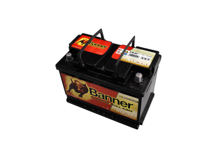 BATTERY 92Ah 12v 850A LxWxH: 353 mm x 175 mm x 190 mm BANNER RUNNING BULL AGM - 59201, 99961109512, 99961109520, 99961109511, 59501 - AMG59201, 59501