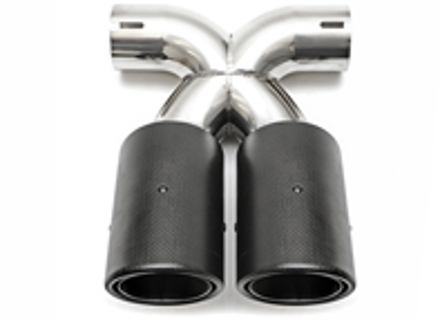 Uitlaatpijp Koolstofvezel. Porsche 981 Boxster Spyder / 981C Cayman GT4 - 98111136160, 98111136161