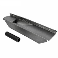 Piastra di copertura del telaio del parabrezza. Porsche 356A Speedster - 64450202540, 64450202640 - PP160UL, P160UL, PP160UR, P160UR