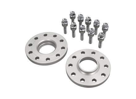 适用于保时捷 5/130 螺柱图案的 15 毫米轮毂垫片，带长螺栓 *DesignTek - 3608000115, 3608100018