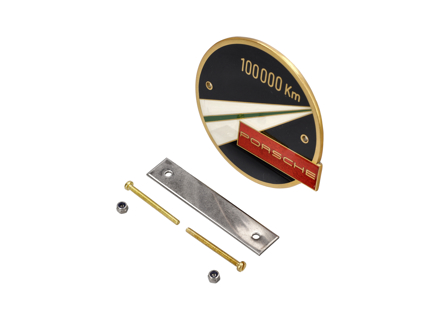 Badge 100,000 km. Porsche 356 / 911 / 914 - PCG100000 Badge 100,000 km. Porsche 356 / 911 / 914 - PCG100000