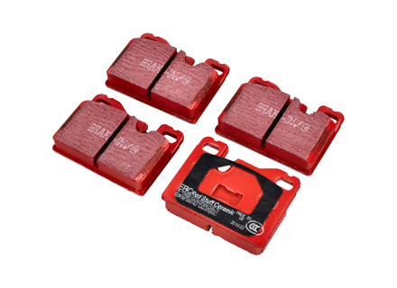 Pastiglie freno posteriori rosse EBC per Porsche 924 / 924S / 928 / 944 - 94435295102, 92835295102 - DP3346C Pastiglie freno posteriori rosse EBC per Porsche 924 / 924S / 928 / 944 - 94435295102, 92835295102 - DP3346C