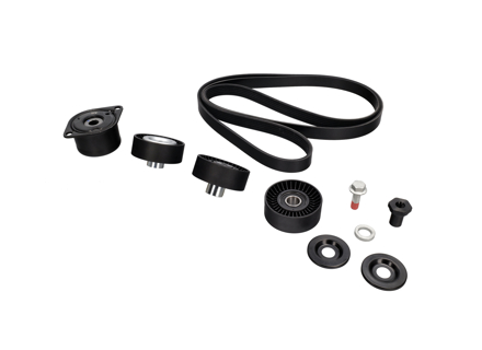 Riemenscheiben- und Antriebsriemensatz für Manual Porsche 996/ Boxster 987/ Cayman 987 / 997 - 99710211700, 99710211800, 99710211900, 99610215166, 99710226000