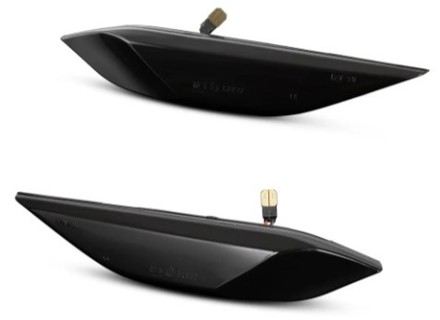 Repetidores laterales LED con lente ahumada. Porsche Cayenne 958 - 95863110100, 95863110200