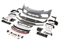 Front bumper conversion kit for Porsche 981 to 718 GT4 RS - 98150501060, 98150501061, 98150501062, 98150501063, 98150501050, 98150501051, 98150501052, 98150501053, 98150501054, 98150501055, 98150501057, 98150501056
