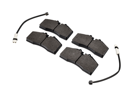 Kit pastiglie freno e sensori ANTERIORI. Porsche 928 S4 1987-88 Textar - 92861231502, 92861231504, 99335193901, 99335193905