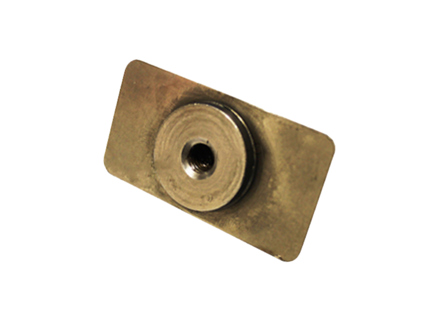 Plaque filetée pour charnière de siège arrière. Porsche 356A - 64450116000 - PP183H, P183H Plaque filetée pour charnière de siège arrière. Porsche 356A - 64450116000 - PP183H, P183H