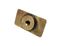 Schroefplaat voor achterbankscharnier. Porsche 356A - 64450116000 - PP183H, P183H Schroefplaat voor achterbankscharnier. Porsche 356A - 64450116000 - PP183H, P183H