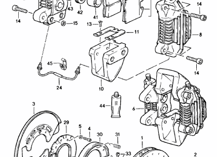 Kit ressorts pour mâchoires de frein à main. Porsche 930 1975-89 - 93035295700, 91135294401, 91135209802, 90135293210, 90135295410, 99335207301 Kit ressorts pour mâchoires de frein à main. Porsche 930 1975-89 - 93035295700, 91135294401, 91135209802, 90135293210, 90135295410, 99335207301
