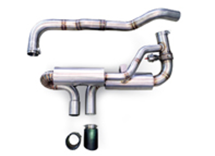 Sportauspuff Endschalldämpfer mit Klappen Porsche 718 Boxster und Cayman - P0.012.C01, 982251051F, 982251052C Sportauspuff Endschalldämpfer mit Klappen Porsche 718 Boxster und Cayman - P0.012.C01, 982251051F, 982251052C