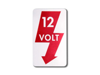 Adesivo '12 Volt' per Porsche 356 - PCG70183300 Adesivo '12 Volt' per Porsche 356 - PCG70183300
