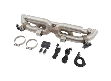 Silenciador de escape deportivo Valvetronic para Porsche 992 Carrera y Turbo - Designtek - 992251052A, 992298019, 992251053A, 992298019A