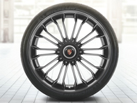20'/21' 918 Spyder in Platinum (satin-matt) alloy wheels & summer tyres Original Porsche - 91804460004 20'/21' 918 Spyder in Platinum (satin-matt) alloy wheels & summer tyres Original Porsche - 91804460004