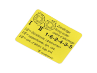 Sticker Firing Order. Porsche 964 / 993 - 96460254401 Sticker Firing Order. Porsche 964 / 993 - 96460254401