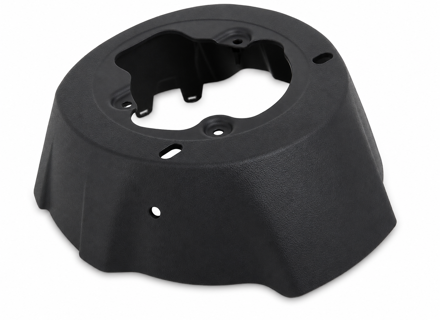 Tapa trasera del volante, Negra. manual porsche - 95B419798B5Q0, 95B419798B, 95B419798F5Q0