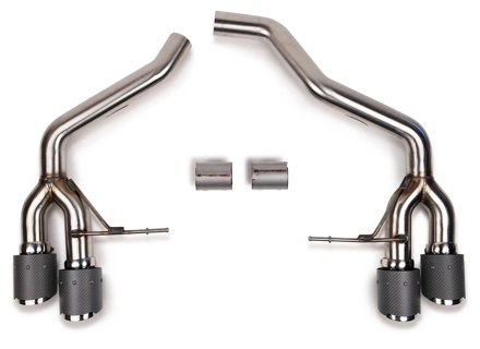 Échappement sport arrière Fabspeed, sans silencieux (sonorité plus forte). Porsche Macan S / GTS (2014-2018) - 95B253612AY, 95B253612QY, PAC253612A, 95B253600FY, 95B253611AY, 95B253611PY