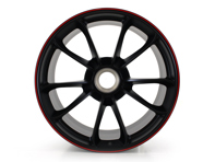 Front 20-inch Black with Red border alloy wheel for Porsche 991 GT3 - 99136416883TR0, 99136416883, 99136416882TR0, 99136416882 Front 20-inch Black with Red border alloy wheel for Porsche 991 GT3 - 99136416883TR0, 99136416883, 99136416882TR0, 99136416882
