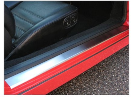 Rennline Edelstahlplatten-Set. SCHMUCKLOS. Porsche 944/924/968 - SP10