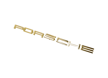 P O R S C H E - Gold Badge. Porsche 911 1966-73 - 901.559.301.23, 90155930123, 901.559.301.22, 90155930122